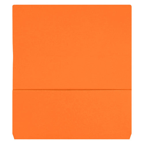 Marbig Slimpick Document Wallet Foolscap Orange Box of 50