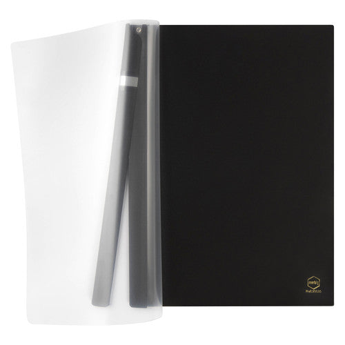 Marbig Spine Clamp File A4 Black Box of 24