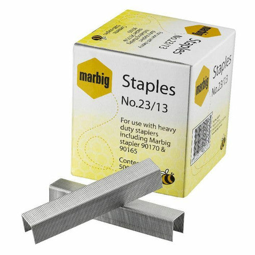 Marbig Staples Heavy Duty No 23/13 Box of 5000 for 90165 90170