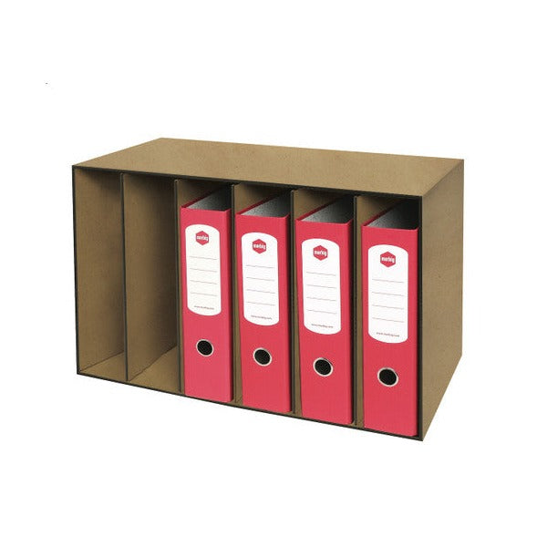 Marbig Stor A File Kraft 6 Compartment Filing Unit, image 1