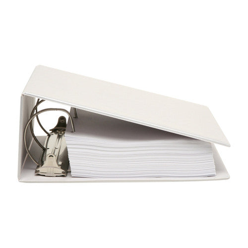 Marbig Titan Insert Binder 89mm 3D PVC A4 White