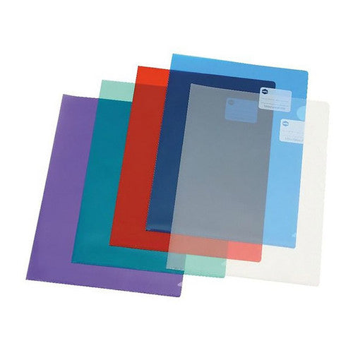 Marbig Ultra Letter File Polypropylene A4 Assorted Pack of 10