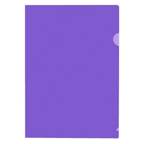 Marbig Ultra Letter File Polypropylene A4 Purple Box of 100