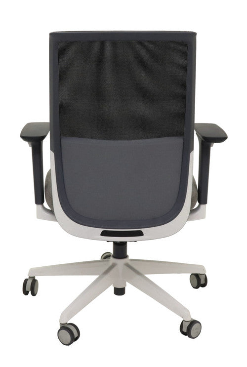 Rapidline Move Medium Mesh Back Chair Black Light Grey