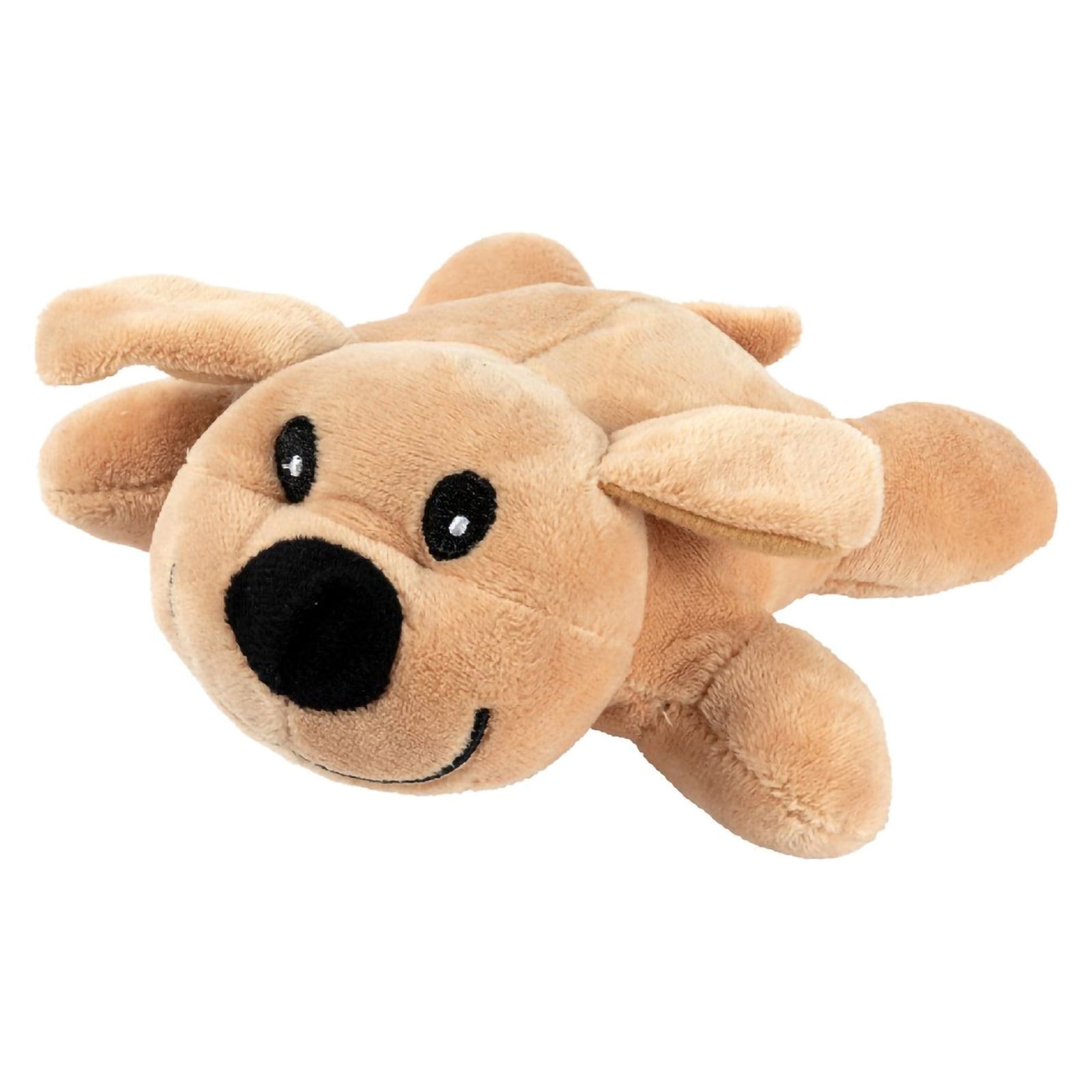 Soft plush toy puppy included with the veterinary pretend play set. Features a friendly smiling face, floppy ears and a cuddly design that serves as the patient during imaginative veterinary examinations, grooming sessions and animal care role play.