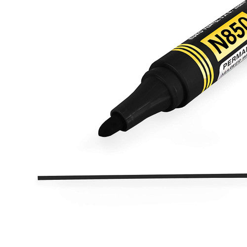 Pentel N850 Permanent Marker Bullet Point Black Box of 12
