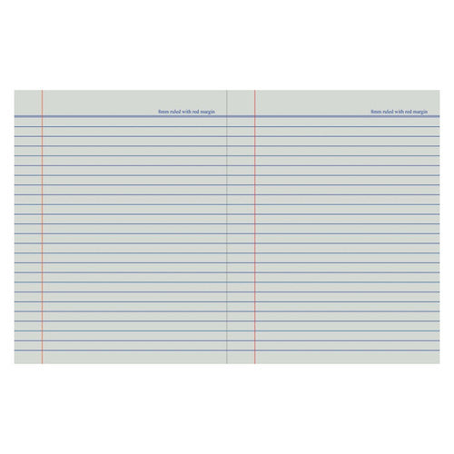 Protext Exercise Book 225x175mm 64 Page Ruled Polypropylene Butterfly Cover Pack 10 — open pages showing ruling