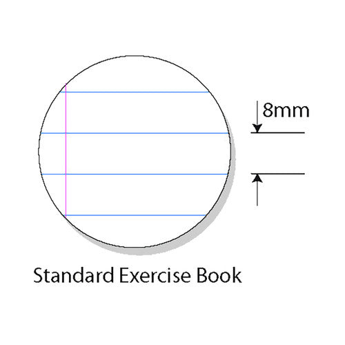 Protext Exercise Book 225x175mm 64 Page Ruled Polypropylene Butterfly Cover Pack 10 — bulk pack of 10
