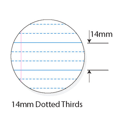 Protext Exercise Book A4 96 Page 14mm Dotted Thirds Ruled Polypropylene Goanna Cover Pack 10 — bulk pack of 10