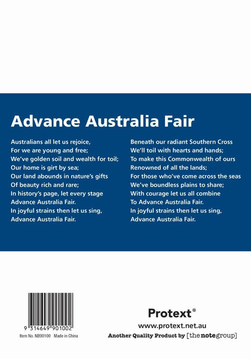 Protext Student Notebook 32 Page 4mm Double Ruled Navy Blue Pack of 20