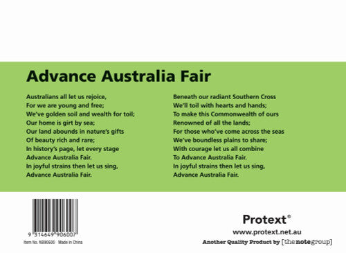 Protext Student Notebook 32 Page 8mm Double Ruled with Guide Lime Green Pack of 20