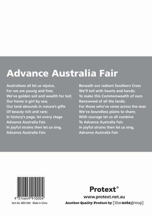 Protext Student Notebook 64 Page 10mm Single Ruled Dark Grey Pack of 20
