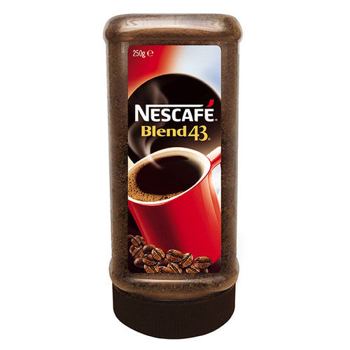 Nescafe Blend 43 Instant Coffee 250g Jar Beverage Bar Refill