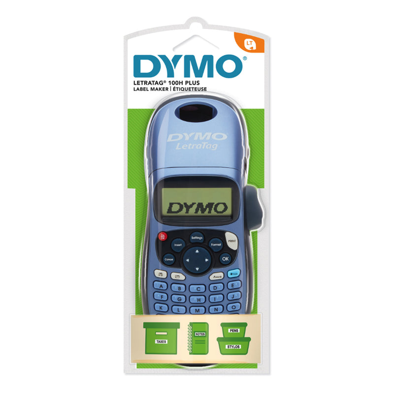 Dymo LetraTag LT-100H handheld personal label maker compact portable for home and office organisation