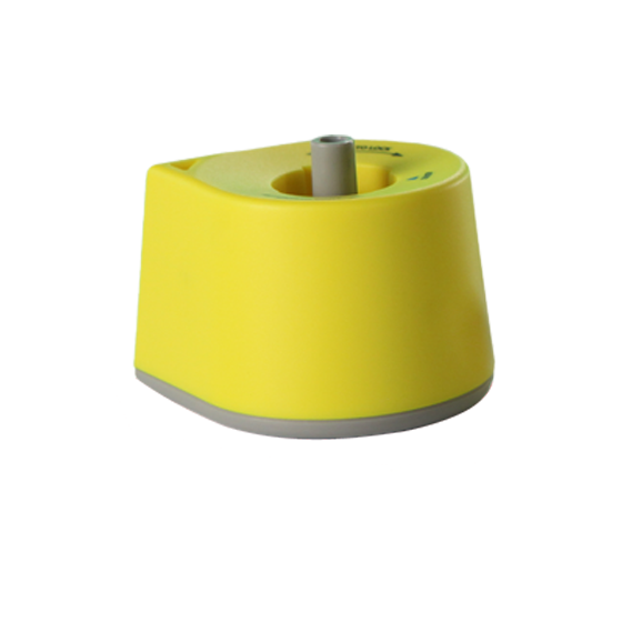 NIO Trainer Reloader for intraosseous training device showing reload component that resets the NIO spring-powered IO training simulator for repeated paramedic and clinical IO skills practice