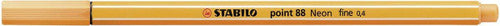 Stabilo Point 88 Fineliner Neon Orange Box of 10