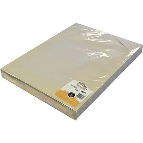 Rainbow Newsprint Paper 380 x 510mm 45gsm White Pack of 500