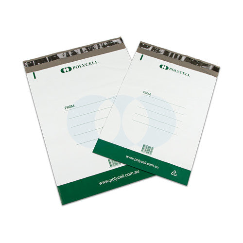 Polycell EcoPure Courier Bag Plastic 600 x 650 + 50mm Flap Carton of 250