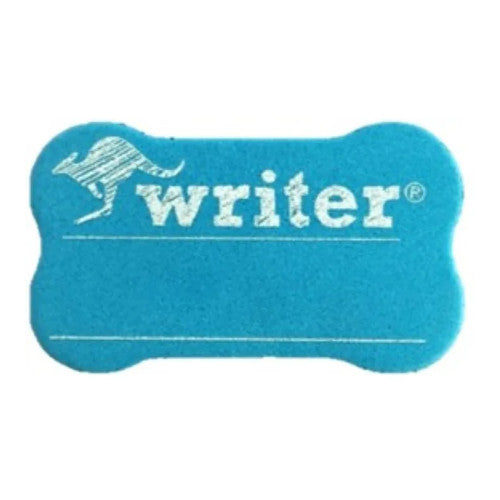 Writer Magnetic Dog Bone Eraser Top Blue with One Colour Print Pack of 24