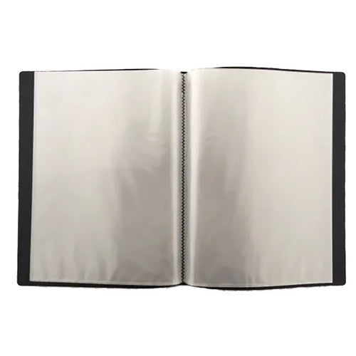 Protext Display Book A4 40 Fixed Pocket Insert Cover Black Pack of 12