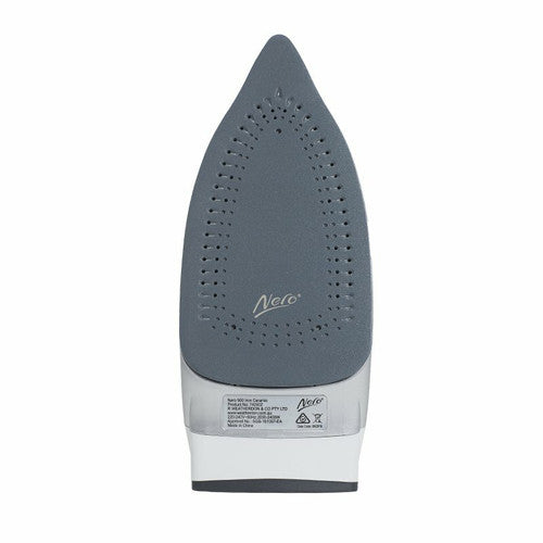 Nero 500 Steam Dry Iron Ceramic Auto-Off White and Grey