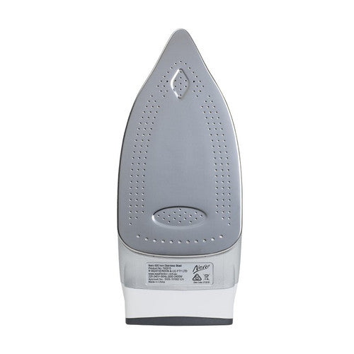 Nero 500 Steam Dry Iron Stainless Steel Auto-Off White and Grey