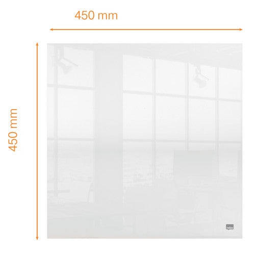 Nobo Acrylic Mini Whiteboard 450 x 450mm Clear Pack of 5 - image 4