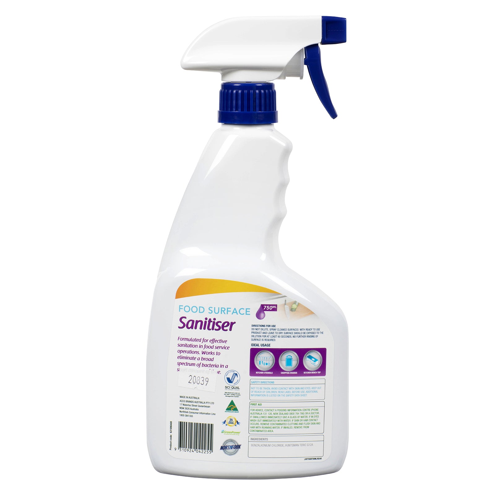 Northfork Food Surface Sanitiser 750ml Box of 12 - image 2