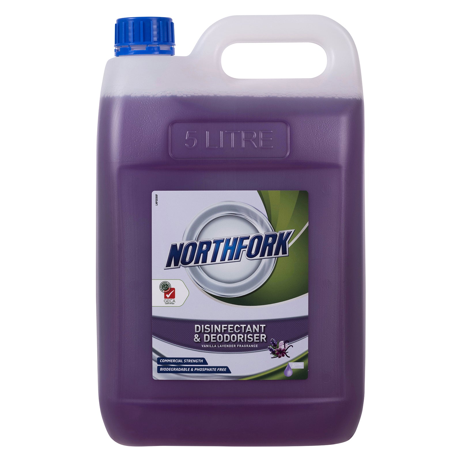 Northfork GECA Deodorant Disinfectant Vanilla Lavender 3x5L - image 1