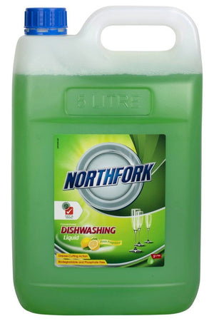 Northfork GECA Dishwashing Liquid 5 litre bottle 638010700, sold in a carton of 3