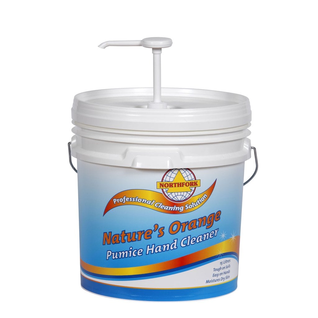 Northfork Natures Orange Pumice Hand Cleaner 15 litre container with pump 637130800