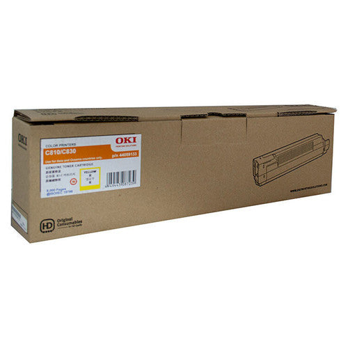 OKI C810 Toner Cartridge 8000 Pages Yellow
