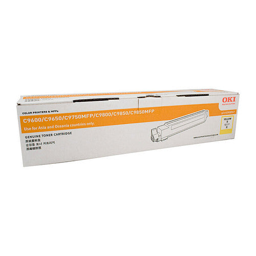 OKI C9600 Toner Cartridge 15000 Pages Yellow