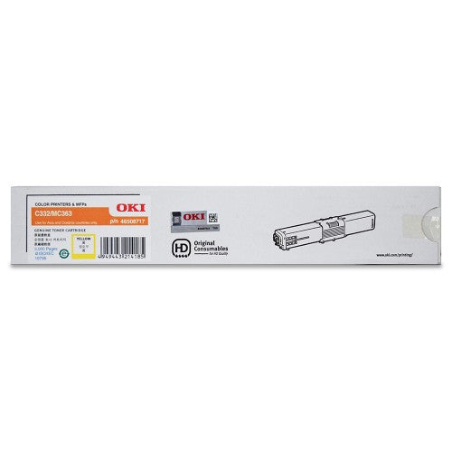 OKI C332DN Toner Cartridge 3000 Pages Yellow