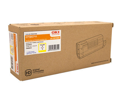 OKI C710N C711N Yellow Toner Cartridge 11500 Pages - image 1
