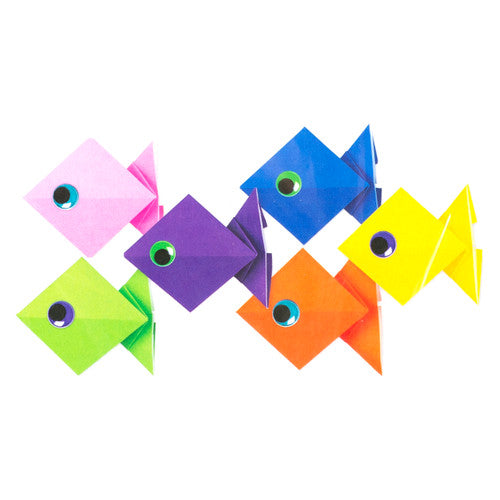Educational Colours Origami Paper Assorted Bright Colours Pack of 200