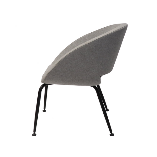 Rapidline Opal Tub Chair Light Grey Fabric