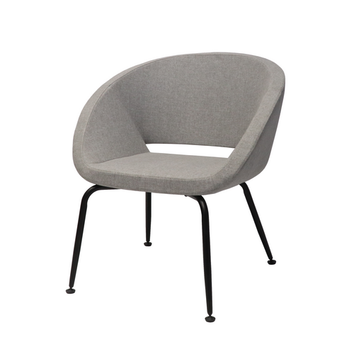 Rapidline Opal Tub Chair Light Grey Fabric
