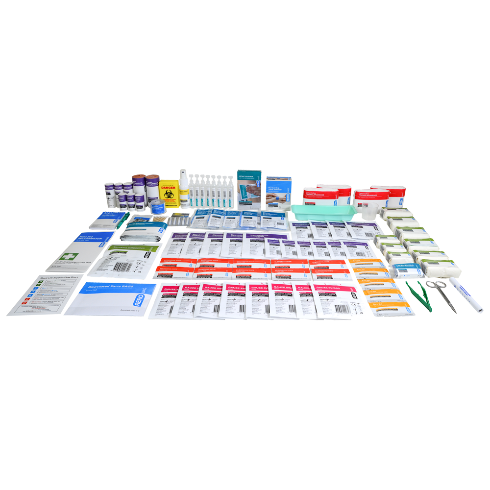 OPERATOR 5 Series Food and Beverage Refill showing purpose-built consumable refill pack for OPERATOR 5 Series first aid kit food industry compliance restocking