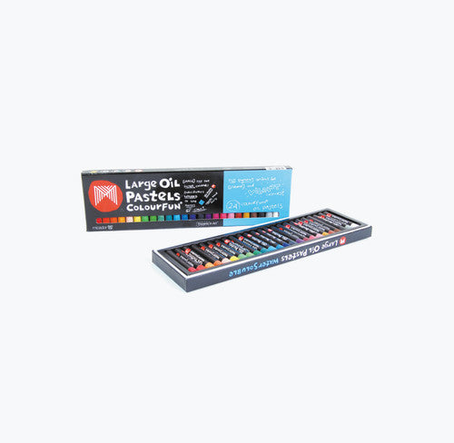 Micador Large Watersoluble Oil Pastels Assorted Pack of 24