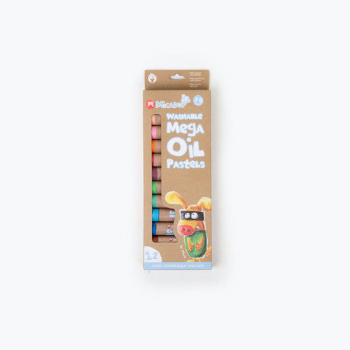 Micador Mega Easy Wash Oil Pastels Assorted Pack of 12