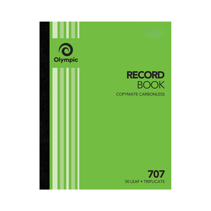 Olympic Record Book 707 Carbonless Triplicate 50 Leaf 250 x 200mm