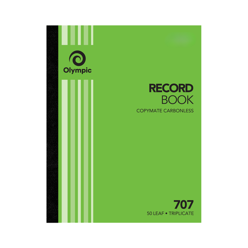 Olympic Record Book 707 Carbonless Triplicate 50 Leaf 250 x 200mm