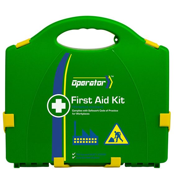 Operator 5 Series Plastic Neat First Aid Kit 34.5 x 11 x 33cm comprehensive pre-stocked workplace first aid kit