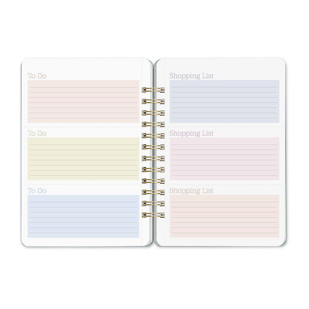 Orange Circle 2027 Do-It-All Diary 146 x 210mm Week To View Age Of Romance shown at a three quarter angle, the Age Of Romance design, a moody vintage rose print with deep botanical tones, highlighting the cover finish and binding edge.