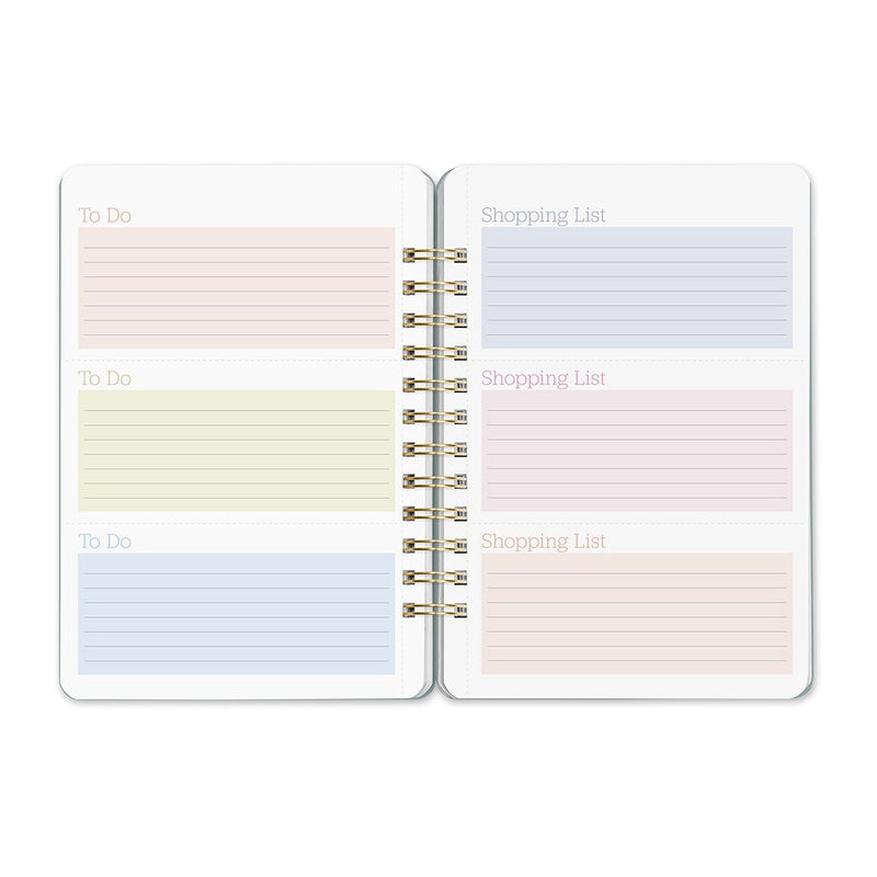 Orange Circle 2027 Do-It-All Diary 146 x 210mm Week To View Age Of Romance shown at a three quarter angle, the Age Of Romance design, a moody vintage rose print with deep botanical tones, highlighting the cover finish and binding edge.