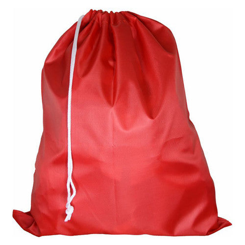 Osmer Polyester Drawstring Bag Red Pack of 10 - image 1