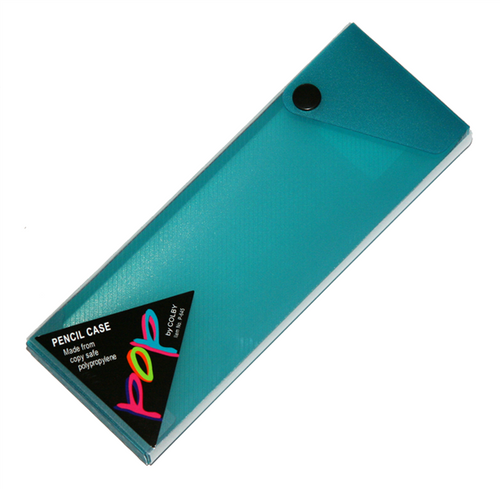Pop Pencil Box Drawer Type with Slide Cover Blue