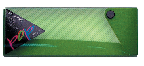 Pop Pencil Box Drawer Type with Slide Cover Lime