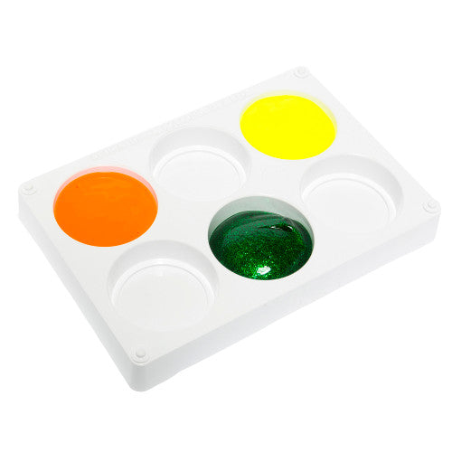 Educational Colours 6 Well Stackable Palette (Small)